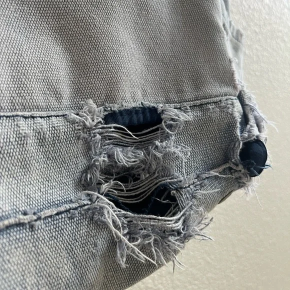 Converse One Star 1974 Light Gray Denim Purse - Picture 12 of 16